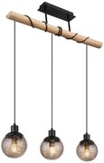 Globo RICHARD 15657-3H függeszték kristály dekorral, 3x25W E27