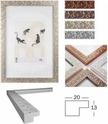 Képkeret, műanyag, 10x15 cm, Mosaic, rosegold (DKLM002)
