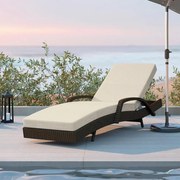 Avenberg VARADERO Kerti relaxációs napozóágy - barna/bézs
