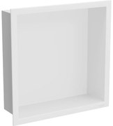 Mexen X-Wall-R fürdőszoba süllyesztett polc kerettel 30 x 30 cm, Fehér - 1920303010