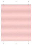 pliszírozott redőny rózsaszín 105x100cm szövetszélesség 104,4cm