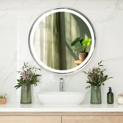 Fürdőszobai LED tükör keretben C4