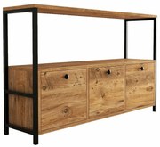 Nero v2 Atlantic Pine and Black szekrény