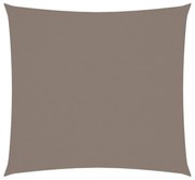 tópszínű négyzet alakú oxford-szövet napvitorla 2,5 x 2,5 m