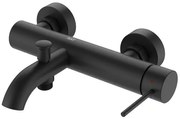 Kád csaptelep SAT Aurum zuhanyszett nélkül 150 mm fekete matt SATBAUR222C