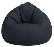 XL kültéri babzsákfotel – fekete