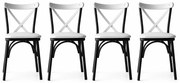 Ekol White étkezőszék szett, 4 db