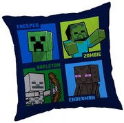 Minecraft Mob Callout párna, díszpárna 40 x 40 cm