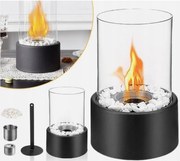 Szabadon álló Bio Kandalló Hordozható Füstmentes Otthoni Kerti Terasz