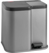 Duo szürke pedálos szemetes, 21 l - Curver