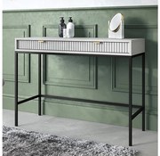 Konzolasztal NOVA 77x104 cm szürke/fekete