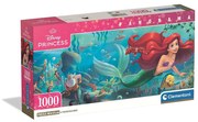 Disney Hercegnők Ariel 1000 db-os panoráma Compact puzzle Clementoni