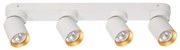 Spotlámpa ANDY 4xGU10/8W/230V fehér/arany