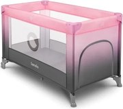 Lionelo - STEFI utazóágy rózsaszín/szürke