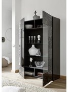 ARIA vitrinszekrény antracit