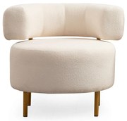 River kerek fotel fehér