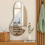 Tükör matrica S3 – You are kind, smart, beautiful, enough. (Handwritting)