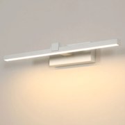 Lampa Scienna Led Kinkiet Lazienkowy Biały Nowoczesna Do Łazienka 3000K 8W