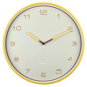 Karlsson 6013BY design falióra, sárga, átmérő: 40 cm