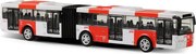 RAPPA Fém csuklós DPP busz - PID Praha - piros - 18 cm