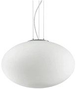 Ideal Lux - Csillár zsinóron CANDY 1xE27/42W/230V átm. 40 cm fehér