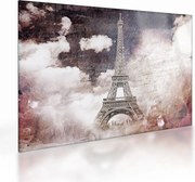 Kép - Eiffel-torony, Párizs, Franciaország (üvegen) (70x50 cm)