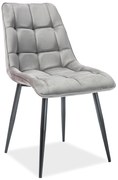 MAZZONI EXPORT POSH Szürke (Bluvel 14 szövet) - MODERN KÁRPITOZOTT SZÉK VELVET NAPPALIBA/ÉTKEZŐBE