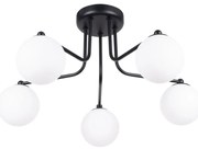 Fekete-fehér mennyezeti lámpa Beam – Sollux