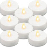 Elemes tealámpás készlet időzítővel  8 db fehér