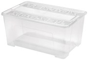 TEX BOX tárolódoboz 48 l, átlátszó