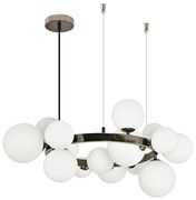 Brilagi - LED Csillár zsinóron MILLA 15xG9/3W/230V fényezett króm/fehér