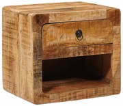 Fali éjjeli szekrény Barna 40 x 30 x 36 cm tömör mangófa