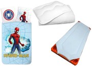 Pókember gyerek, ovis ágyneműhuzat, derékalj és paplan/párna szett 100x135 cm 40x60 cm
