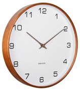 Karlsson 5993WH design falióra, fehér, átmérő 40 cm