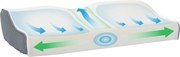 vidaXL Párna párnával Fehér 60 x 34 x 11 cm Poliészter