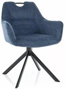 Remo Brego forgatható étkezőszék sötétkék