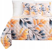 Ágytakaró Steppelt Kanapé 160X200 Kétoldalas Kapa Levél Mintás 289