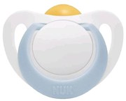NUK Star baba cumi latex 0–6 h, kék, vel. 0-6 h