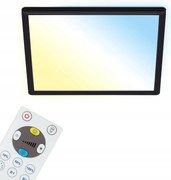 Briloner Slim Cct Led panel fekete 29,3 cm, 18 W, távirányítóval, szabályozható fényerővel