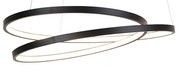 Design lógólámpa fekete 55cm beépített LED-del, dimmerrel - Rowan