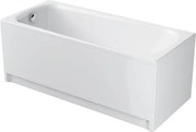Cersanit Nao, akril kád 160x70cm + lábak, fehér, S301-243