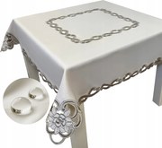 Abrosz Hímzett Bézs Foltálló 85x85 cm