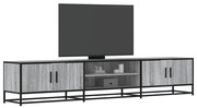 szürke sonoma színű szerelt fa TV-szekrény 210 x 35 x 41 cm