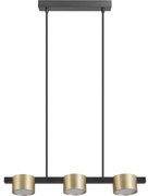 LED Csillár zsinóron MIRELLA 3xGX53/6W/230V arany/fekete