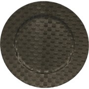 Black Weaving tányéralátét, 33 cm