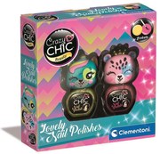 Crazy Chic Lovely Bears csillámos körömlakk szett Clementoni