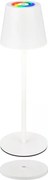 Briloner 7517016 - LED RGB dimmelhető asztali lámpa CILANO 3W/5V IP44 2000 mAh fehér