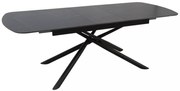 Vector bővíthető étkezőasztal fekete 180-220cm