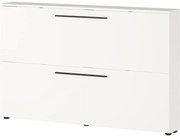 Fehér függő cipőtartó billenő fiókokkal Utah - Germania