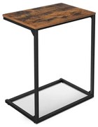 ELDUR kisasztal barna/fekete